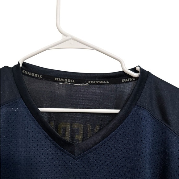 Vintage Russell Michigan Wolverines Jersey Blue Yellow Size Large - Picture 4 of 5